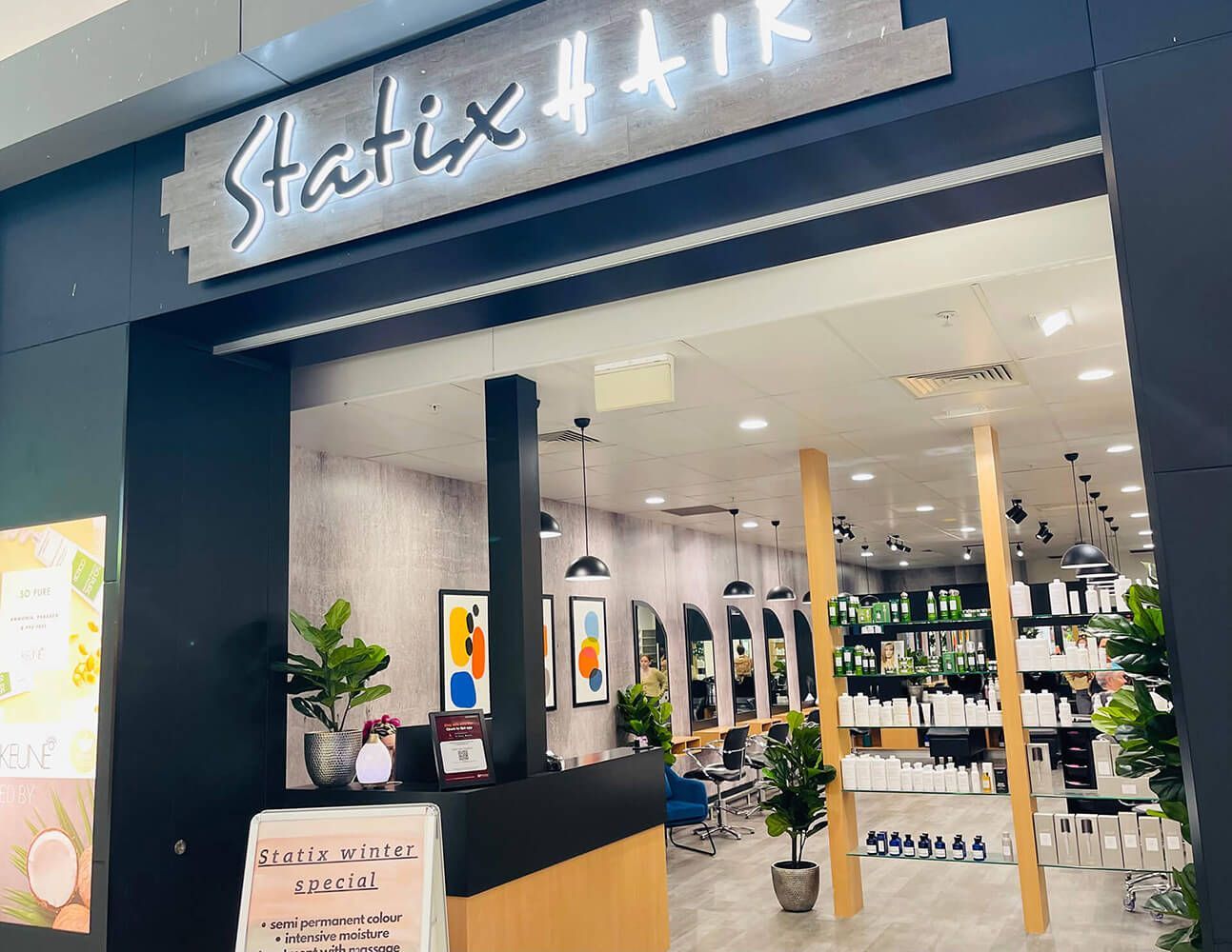 A Hair Salon Called Statix Hair Is Located in A Mall — Statix Hair Yeppoon in Yeppoon, QLD