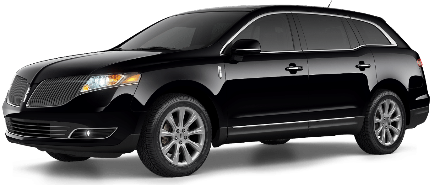 A black lincoln mkx is shown on a white background.