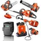 There are many different types of chainsaws and trimmers.