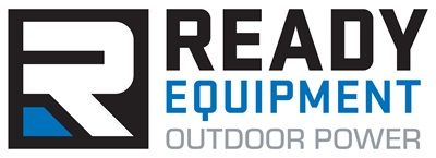 The logo for ready equipment outdoor power