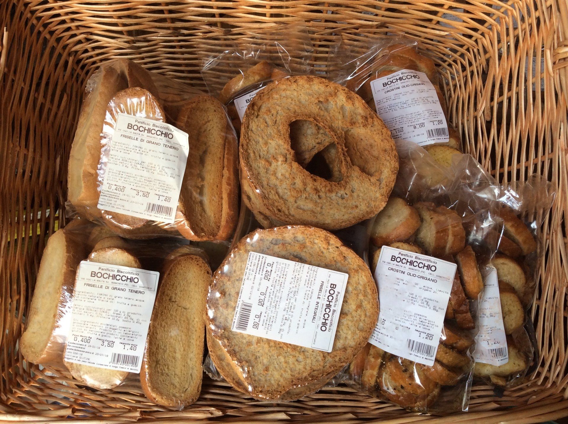 crostini confezionati