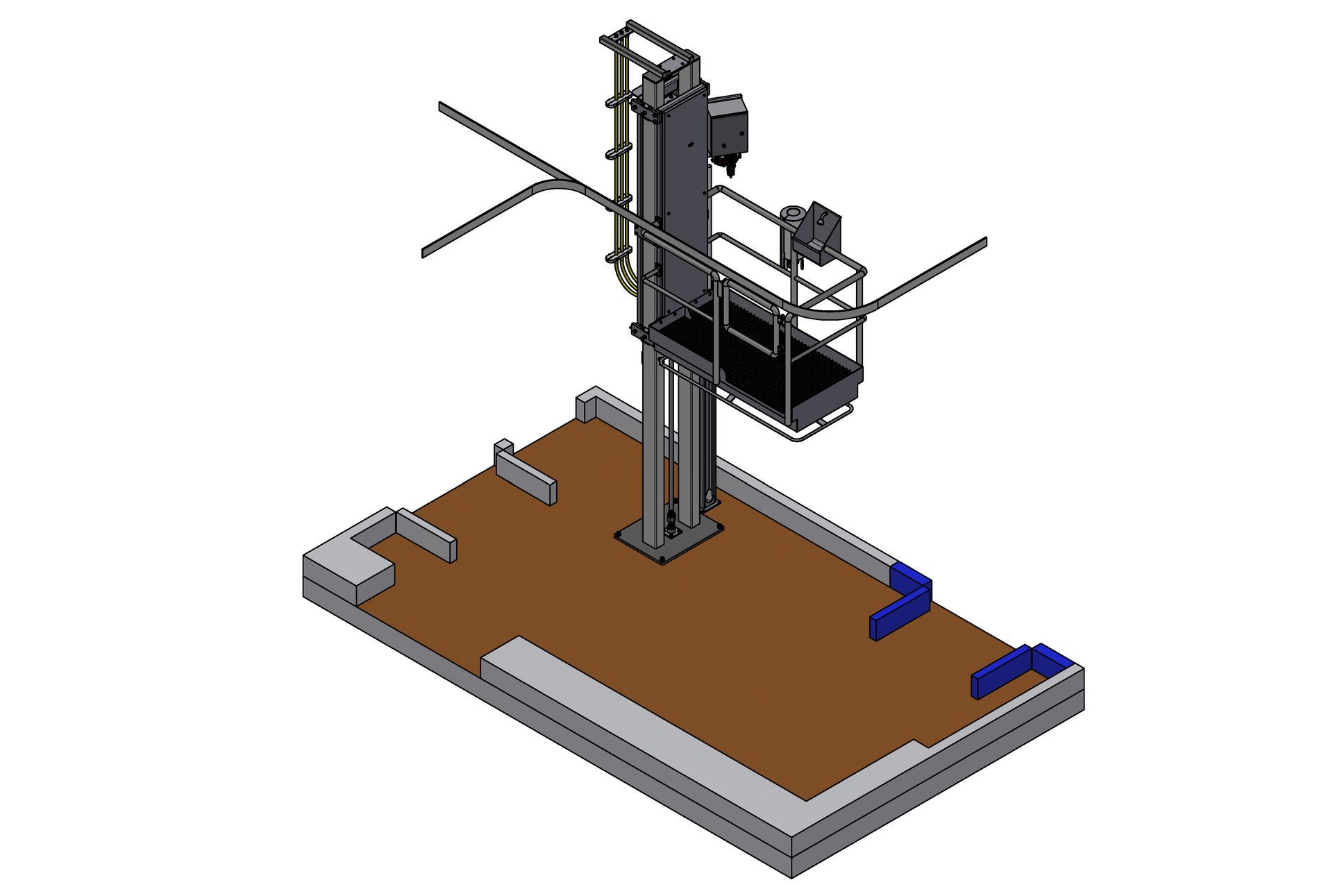 LIfting Platform Meat Processing