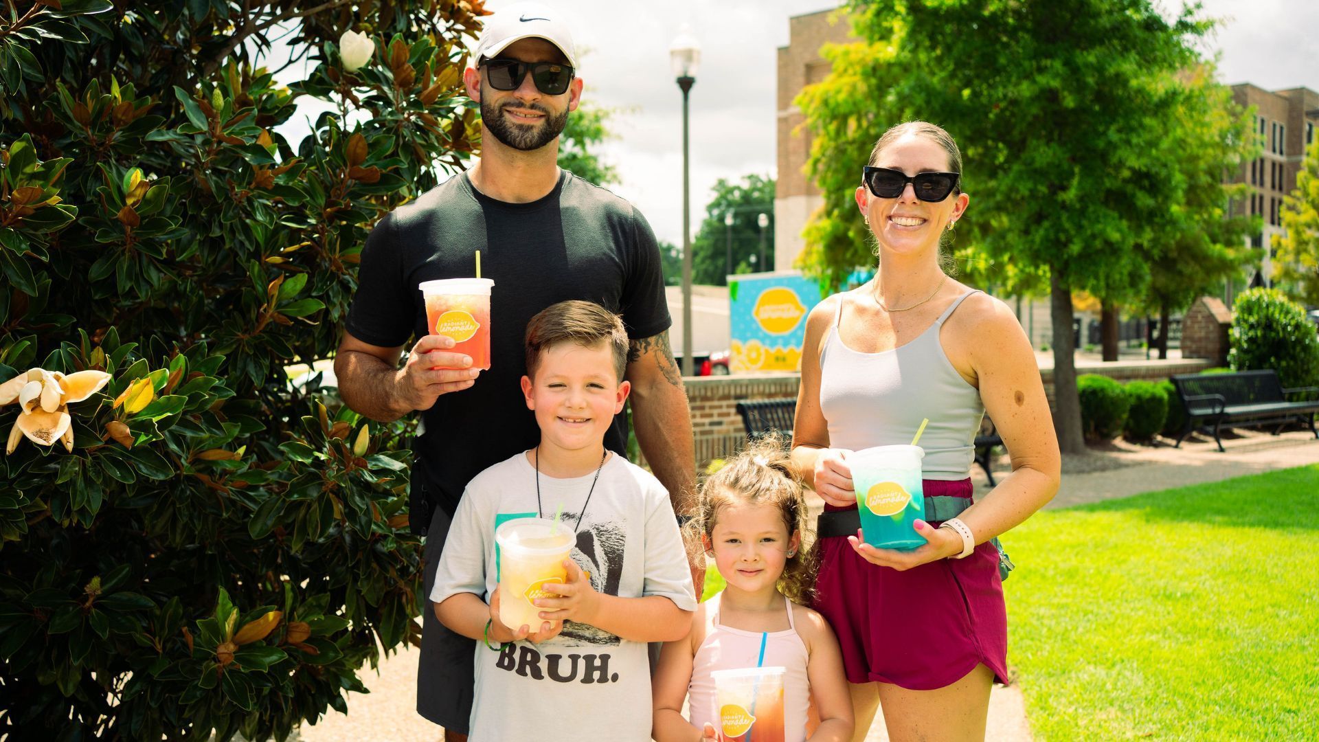 People at a busy festival or community event