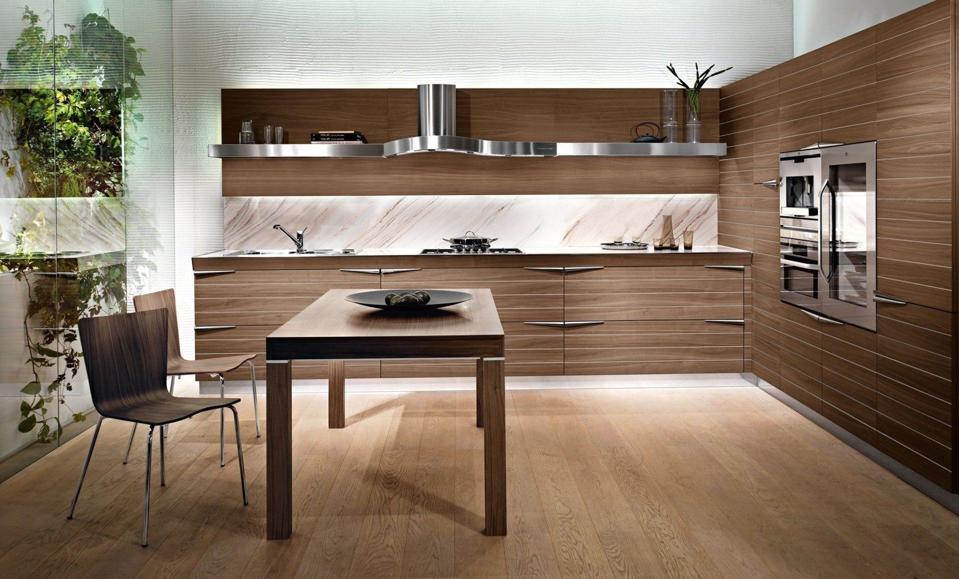 cucina moderna in legno