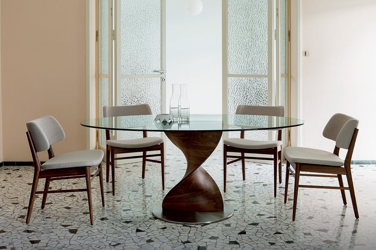 tavolo da pranzo in vetro