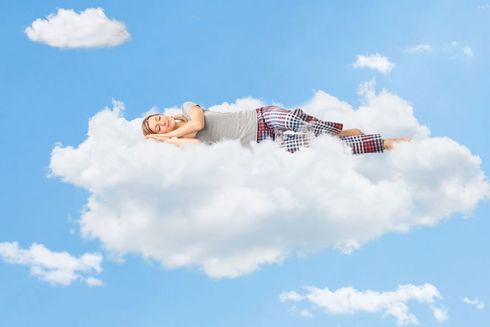 Woman Sleeping on Cloud — Greensboro, N.C — Merlin Centre For Hypnosis & Enlightenment