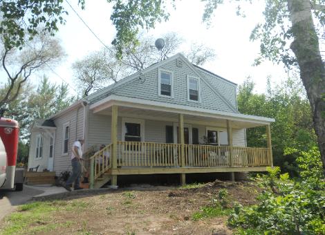 House With Deck — Bellevue, WI — Energy Services