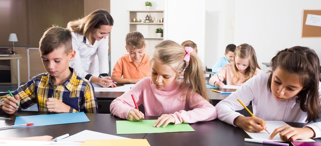 bambini in aula