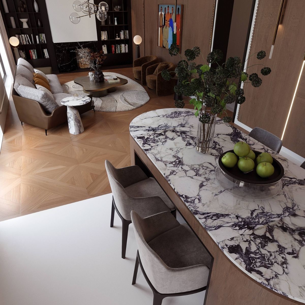 Avala Arhi, Dizajn Enterijera, Projekat 10, Beograd, Vrčin. Elegantno uređena kuhinja.