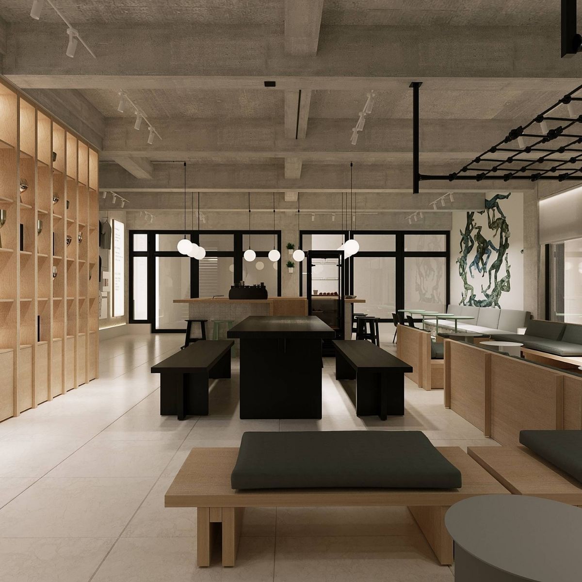 Avala Arhi, Dizajn Enterijera, Projekat 12, Poslovno - komercijalni dizajn, Novi Beograd.  Elegantno dizajniran komercijalni prostor.