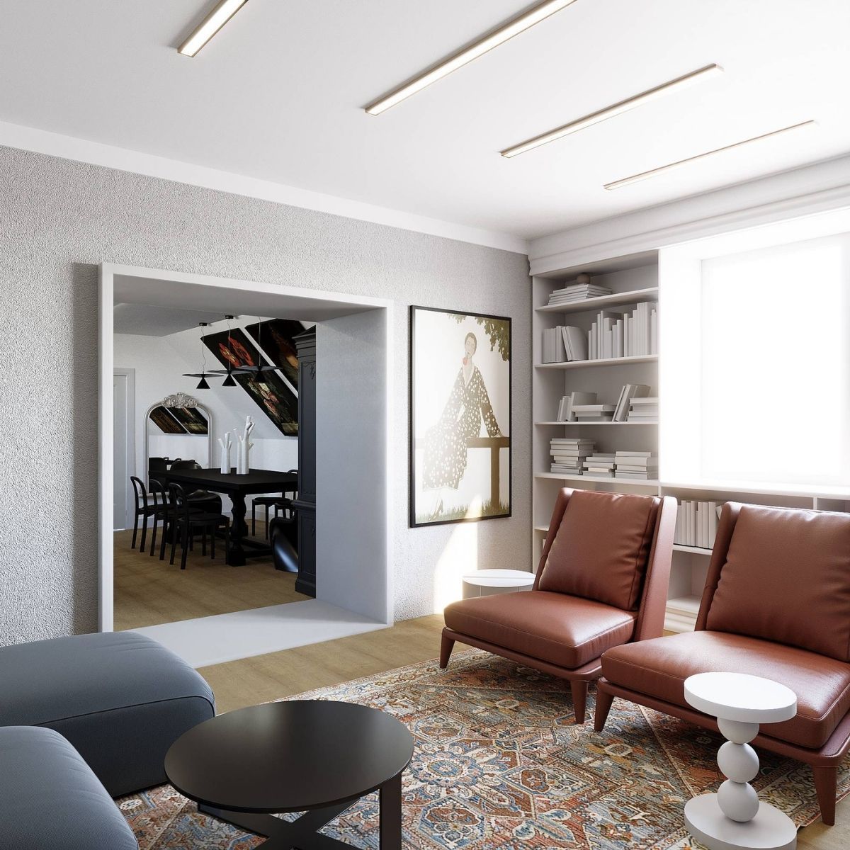 Avala Arhi, Dizajn Enterijera, Projekat 3, Stara Pazova. Elegantno uređen dnevni boravak.