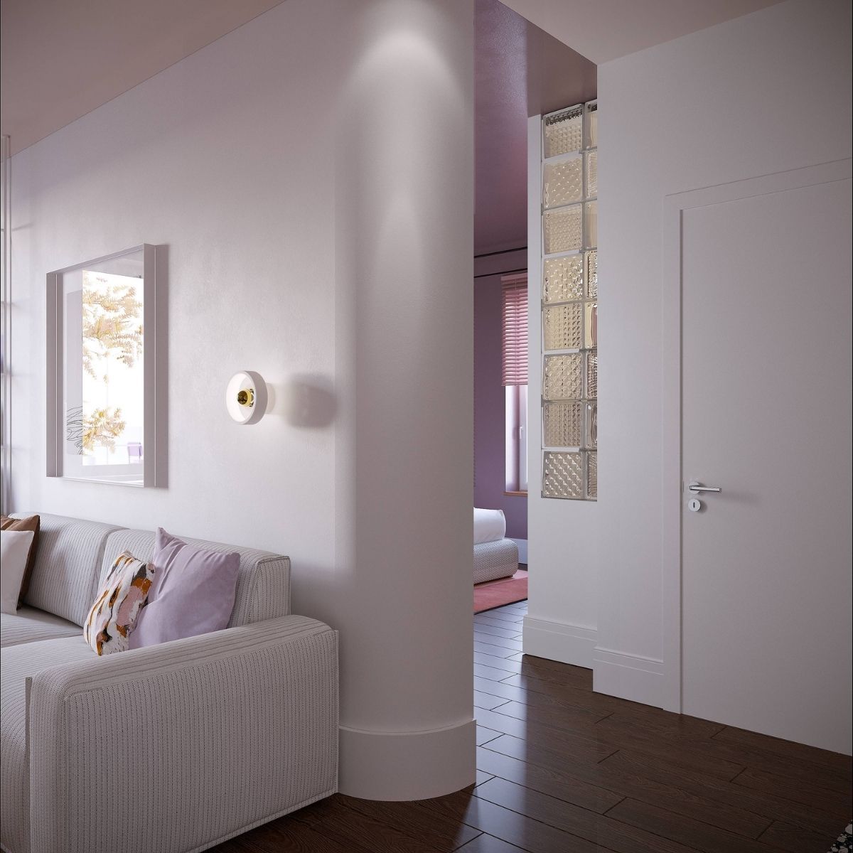 Avala Arhi, Dizajn Enterijera, Projekat 4, Beograd, Voždovac. Elegantno uređen dnevni boravak.