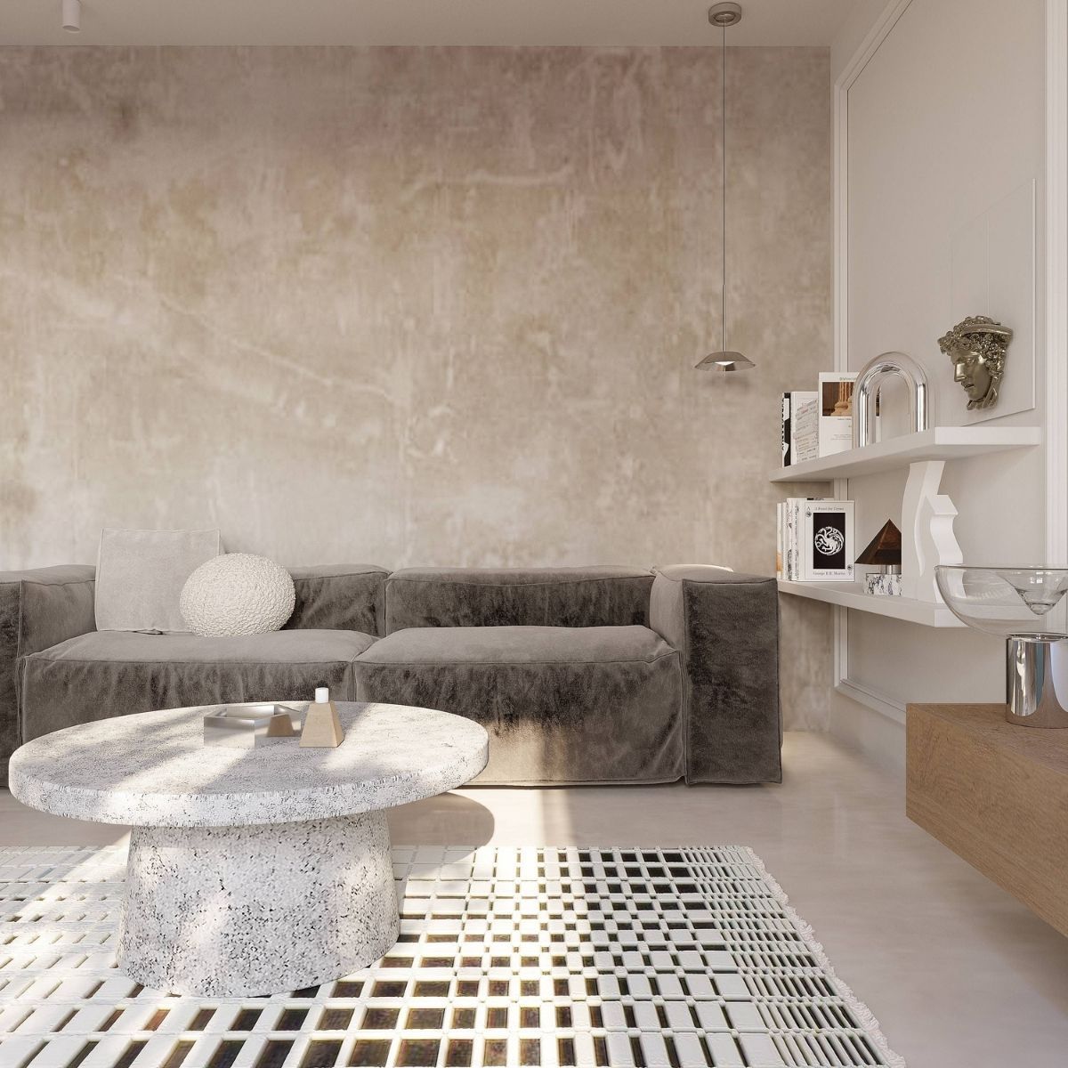 Avala Arhi, Dizajn Enterijera, Projekat 6, Beograd, Voždovac. Elegantno uređen dnevni boravak.