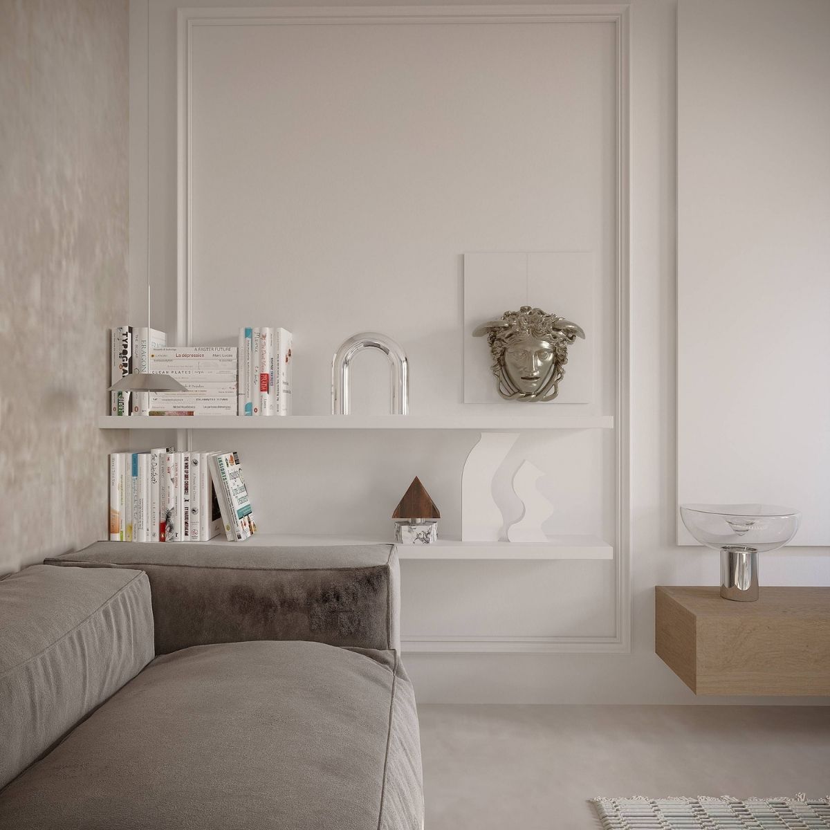 Avala Arhi, Dizajn Enterijera, Projekat 6, Beograd, Voždovac. Elegantno uređen dnevni boravak.