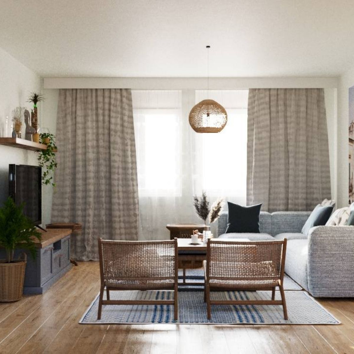 Avala Arhi, Dizajn Enterijera, Projekat 7, Stara Pazova. Elegantno uređen dnevni boravak.