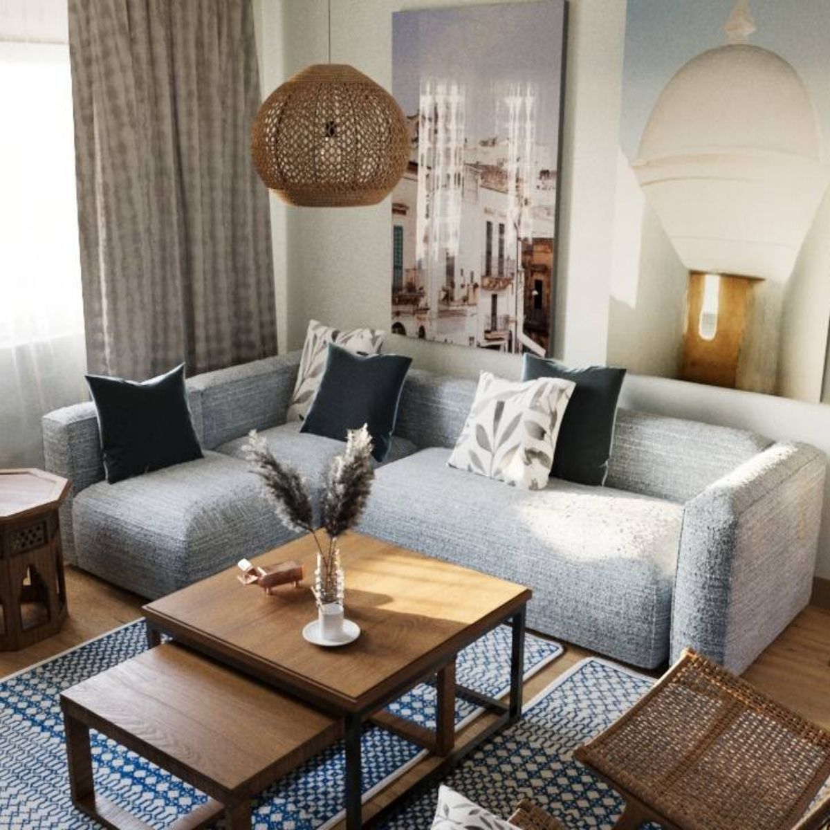 Avala Arhi, Dizajn Enterijera, Projekat 7, Stara Pazova. Elegantno uređen dnevni boravak.