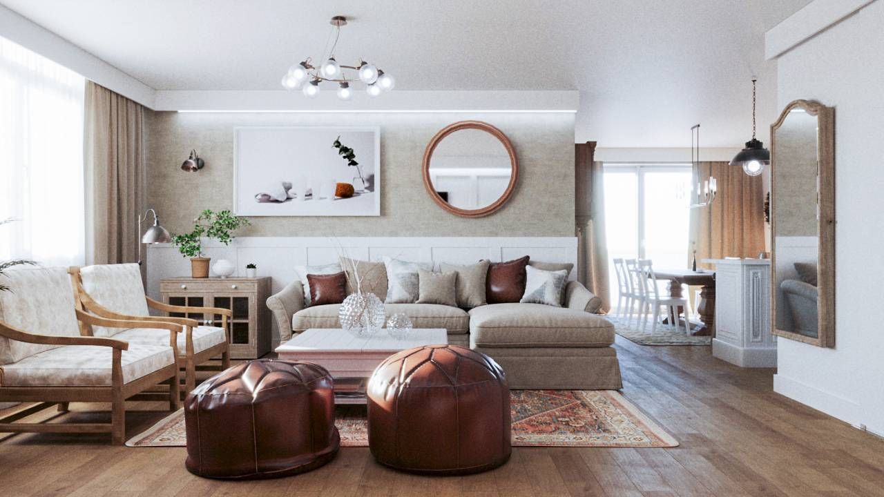 Avala Arhi, Dizajn Enterijera, Projekat 8, Stara Pazova. Elegantno uređen dnevni boravak.