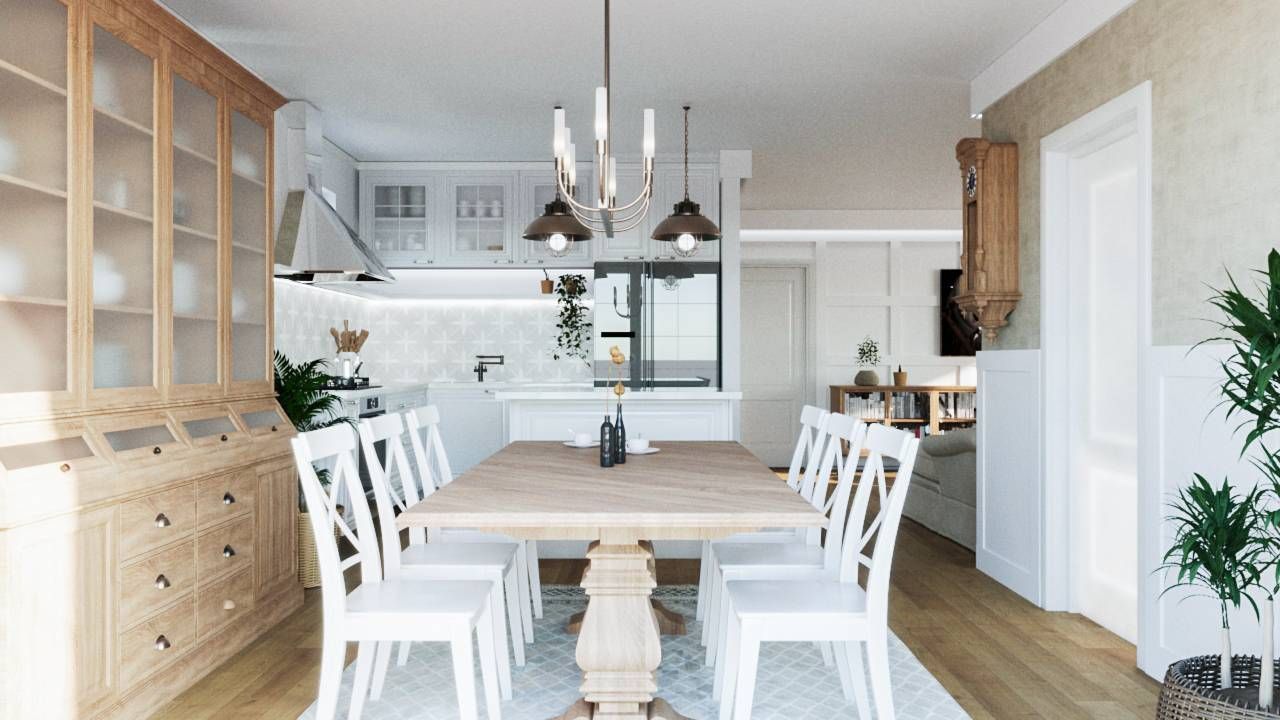 Avala Arhi, Dizajn Enterijera, Projekat 8, Stara Pazova. Elegantno uređena trpezarija.