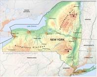 Central NY map