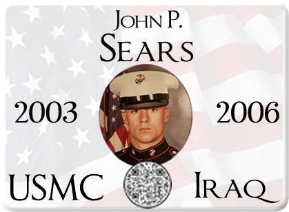 Nebraska Vietnam Veterans Memorial - $300 Tile contains Veteran's name, years of service, branch of service, conflict/era served, photo and a QR code that directs viewer to Veteran's biography on the NVVMF website.