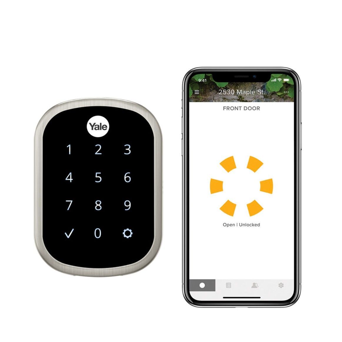 Yale Wireless Smart Lock with Wi-Fi and Bluetooth.