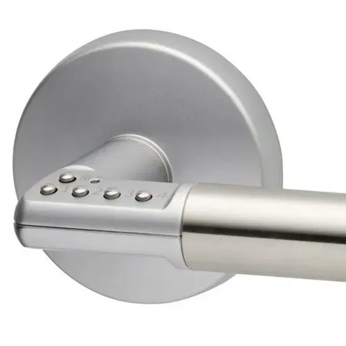 Grey electronic door lock with pin | Brisbane, QLD | Rivercity Locksmiths