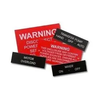 Engraved warnings | Brisbane, QLD | Rivercity Locksmiths