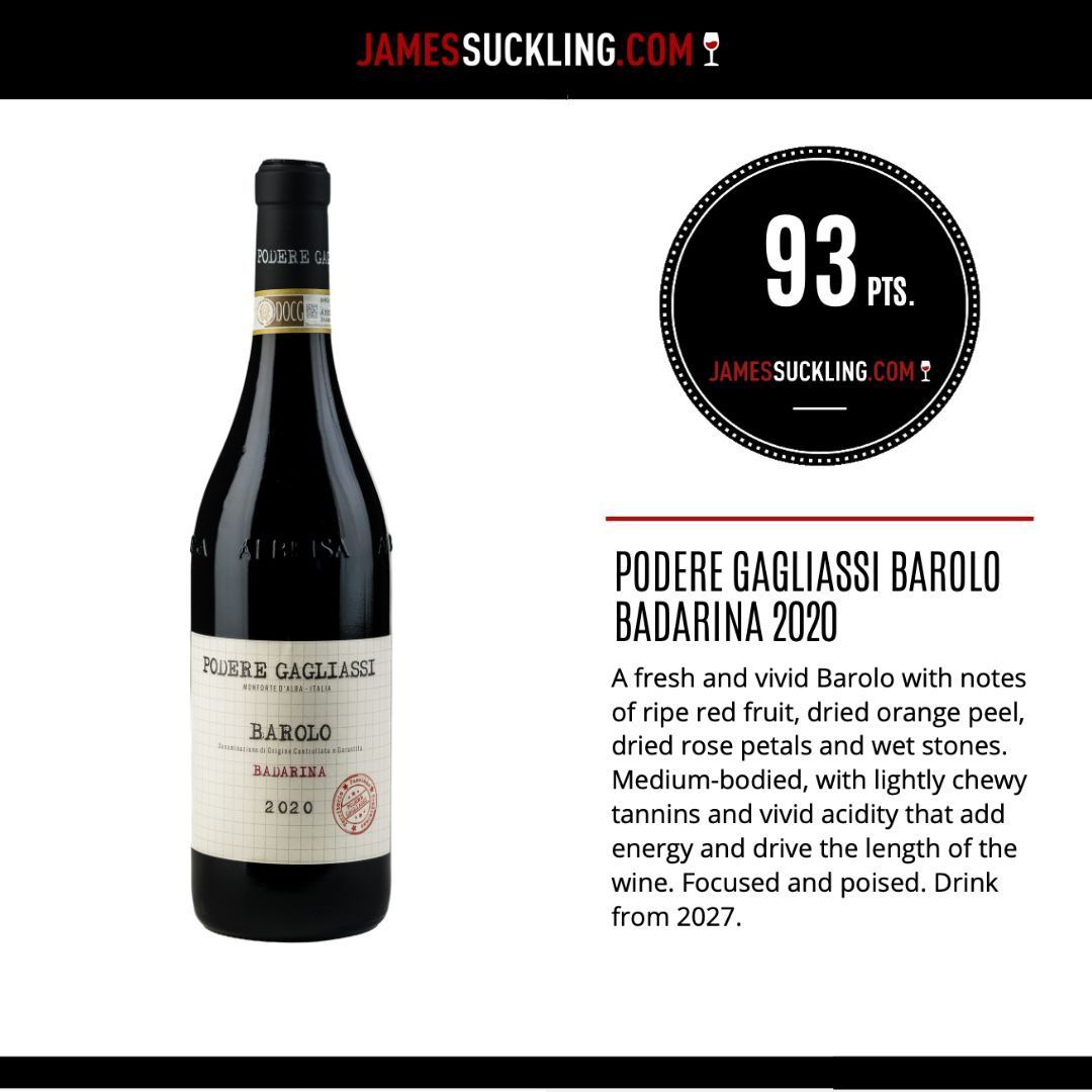 James Suckling Barolo Podere Gagliassi