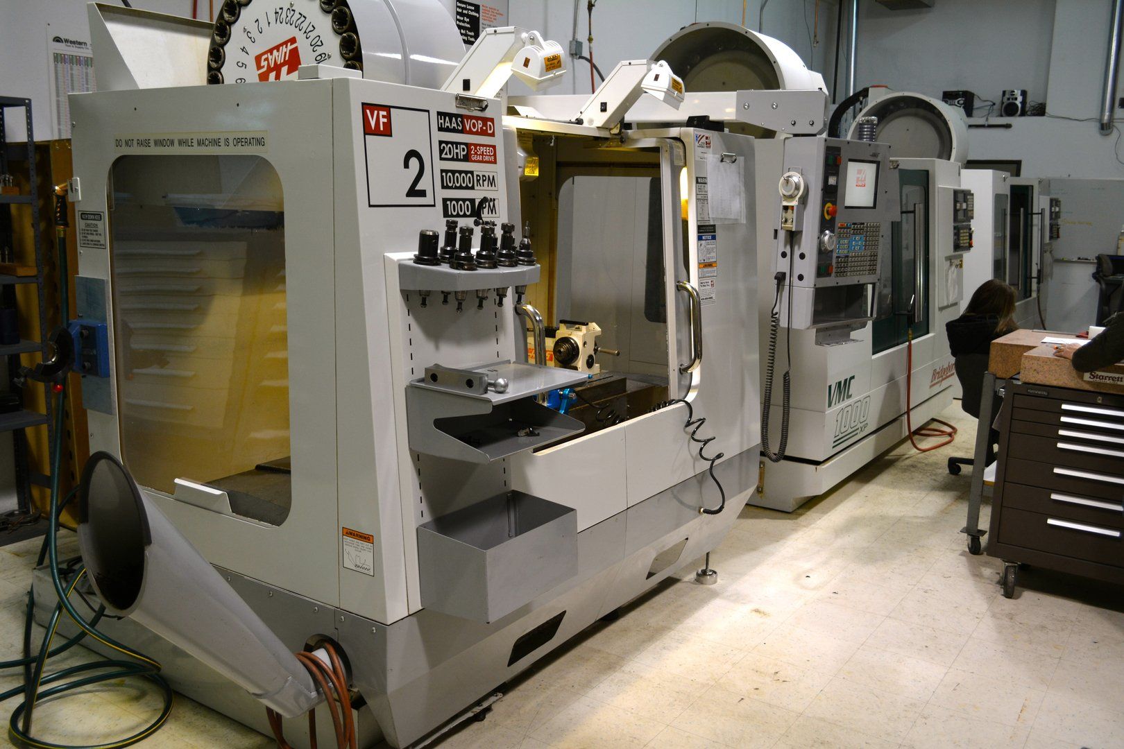 A machine with the number 2 on it