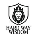 Lion's head wearing a crown; text reads 