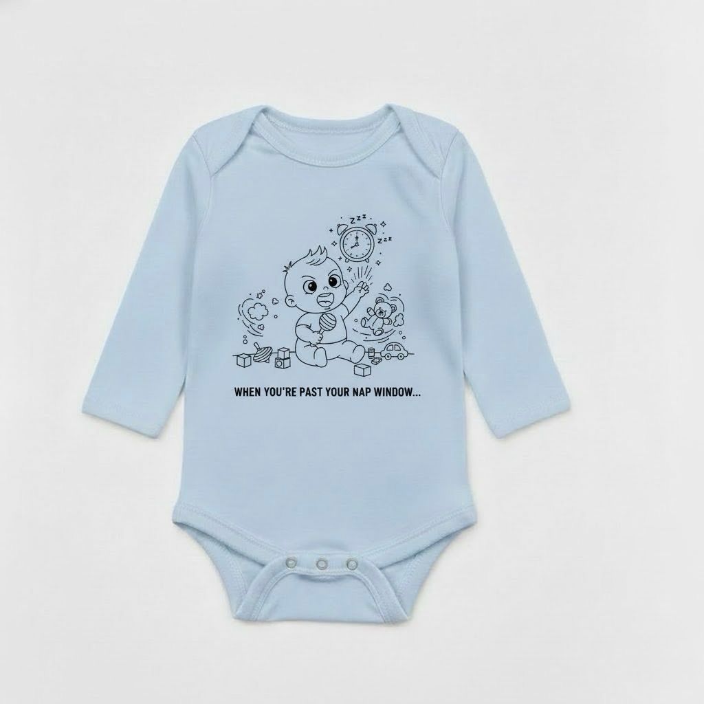 Nap window - blue, pink