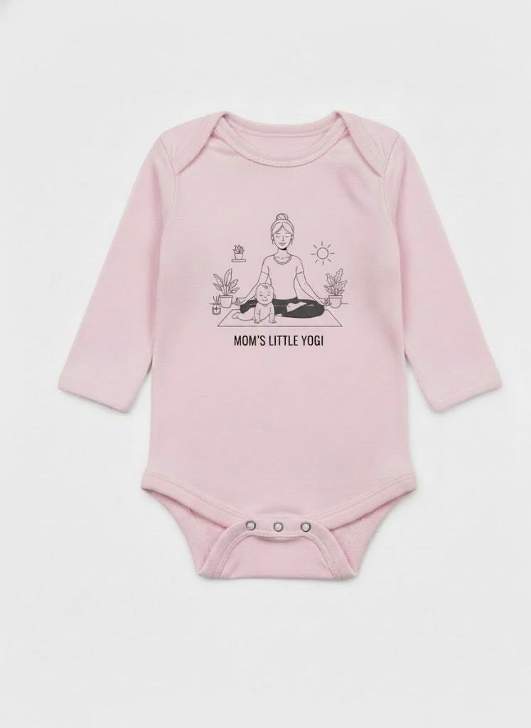 Mom's little yogi - pink