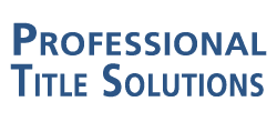 Professional Title Solutions Inc.