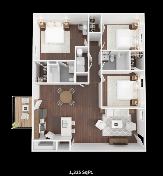 3 bedroom