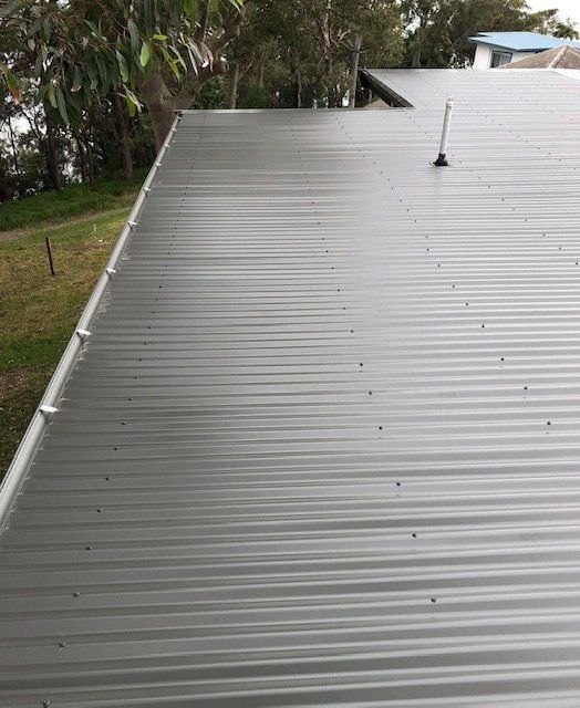 After New Gray Roof Installation — Gutterworx in Killarney Vale, NSW