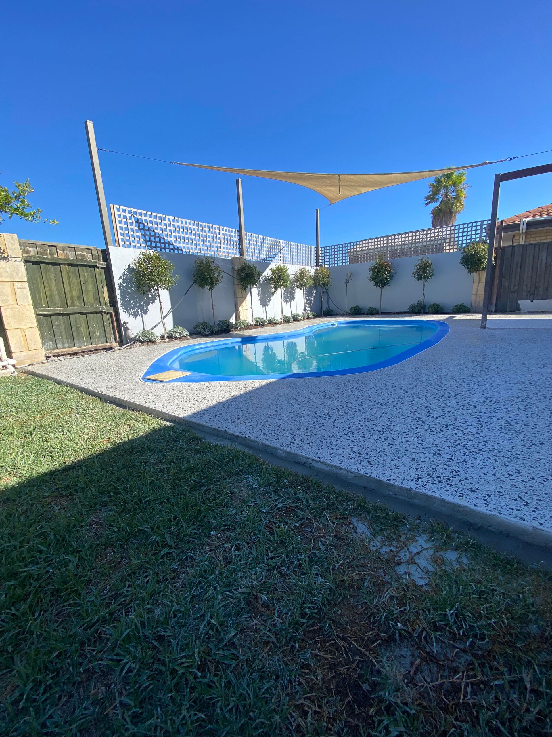 Honed concrete in the city of swan