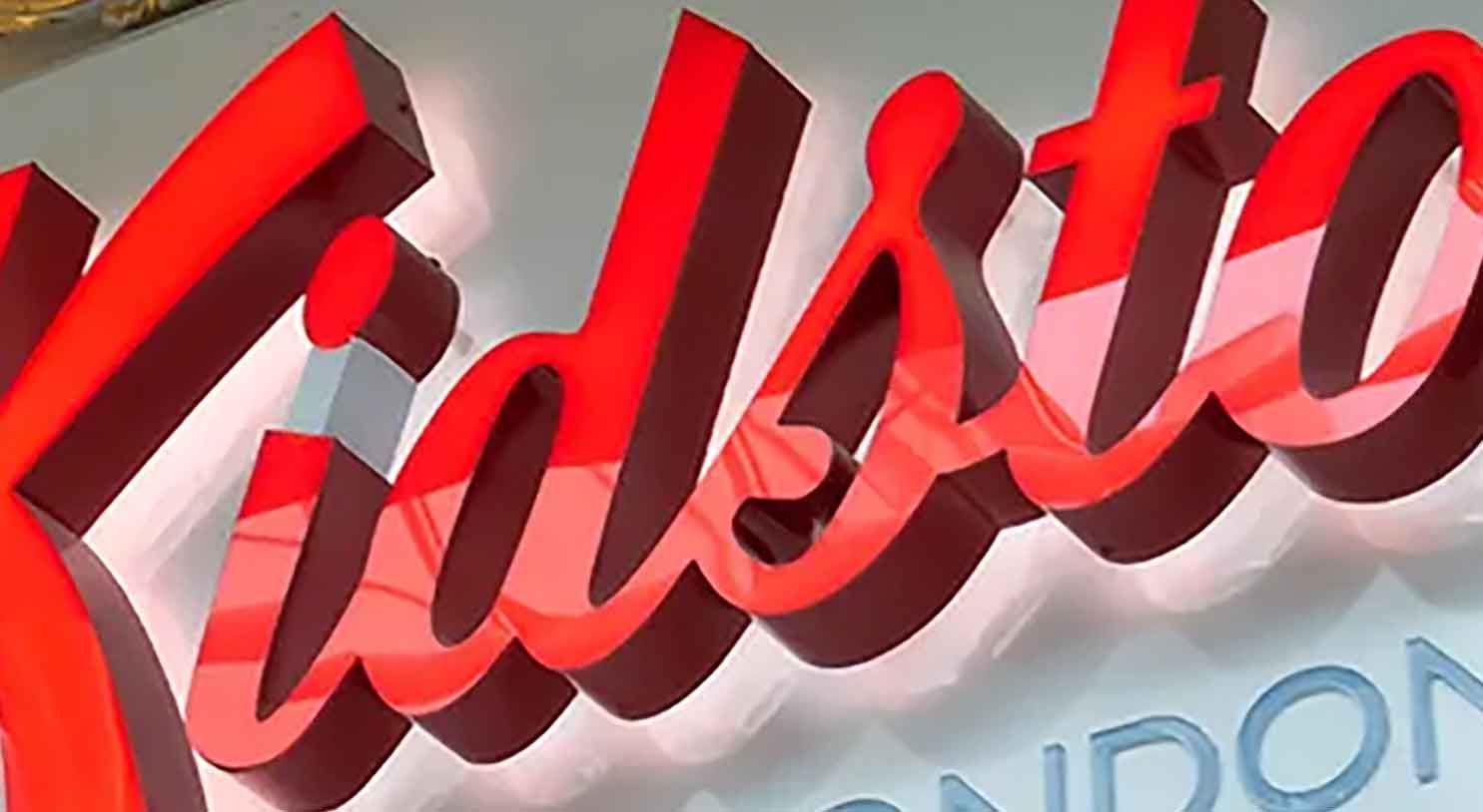 Fancy 3D Custom Lettering Logo Signs Christchurch