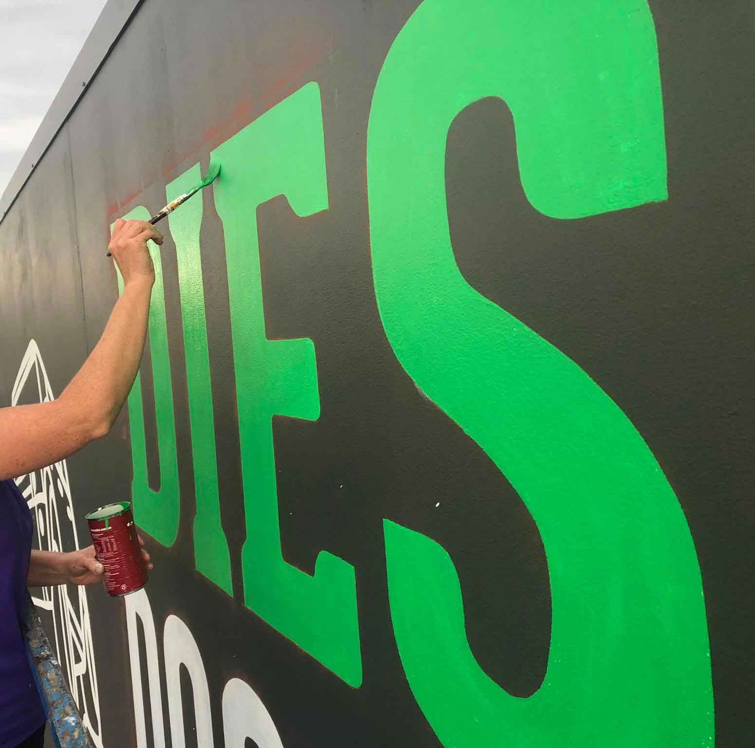 Precision-cut acrylic signage produced by local sign makers, ideal for office and commercial use.