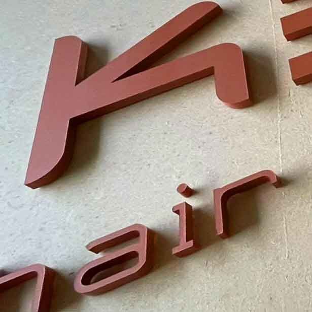 Plastic Custom Lettering Signs