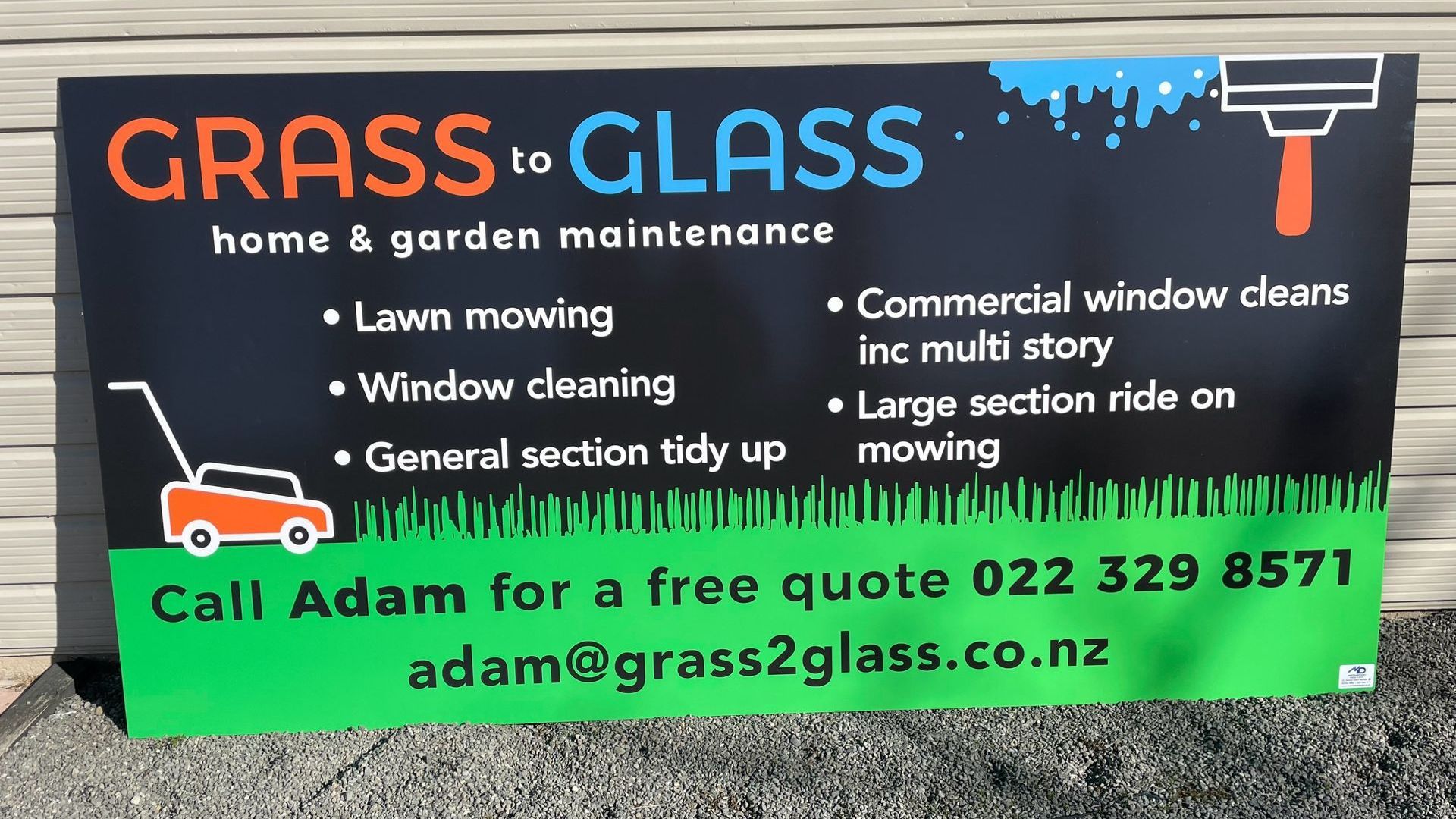 Storage Business Signage Chch