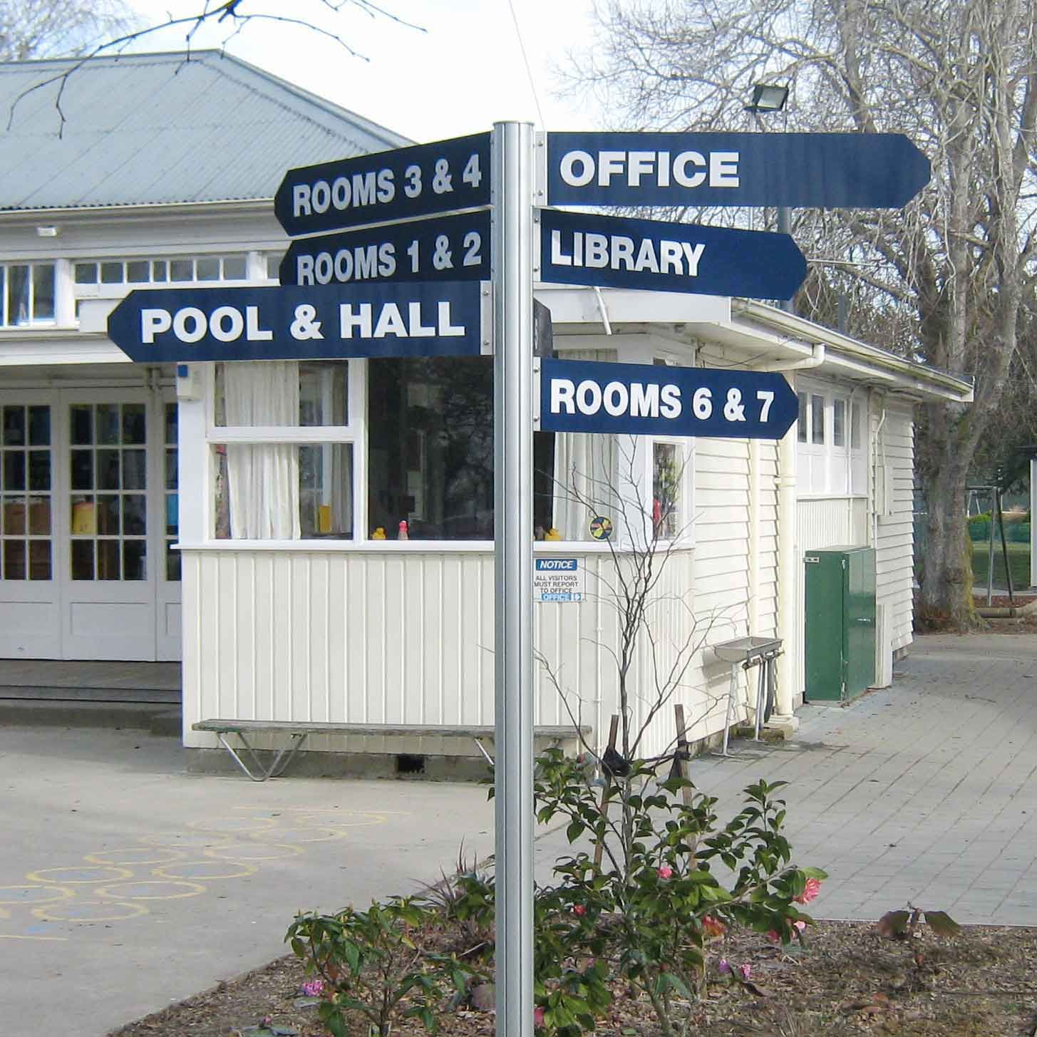 Business Signs Directional Wayfinder Christchurch