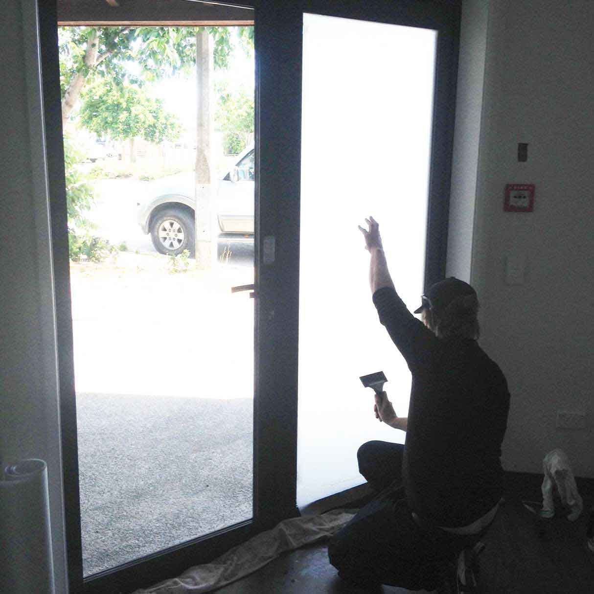 Home front glass door Privacy film Canterbury