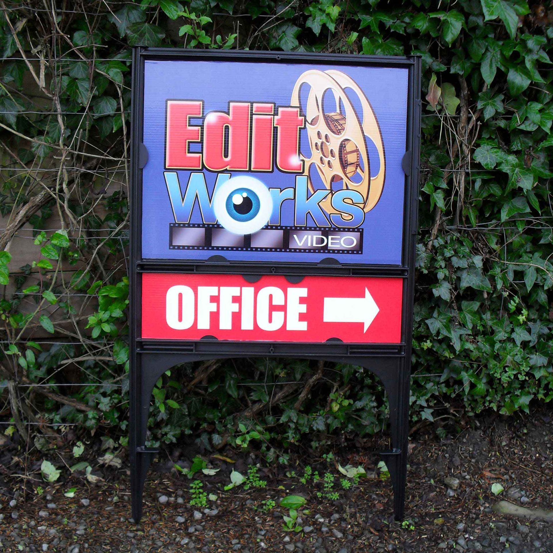 company digital office footpath signs Canterbury