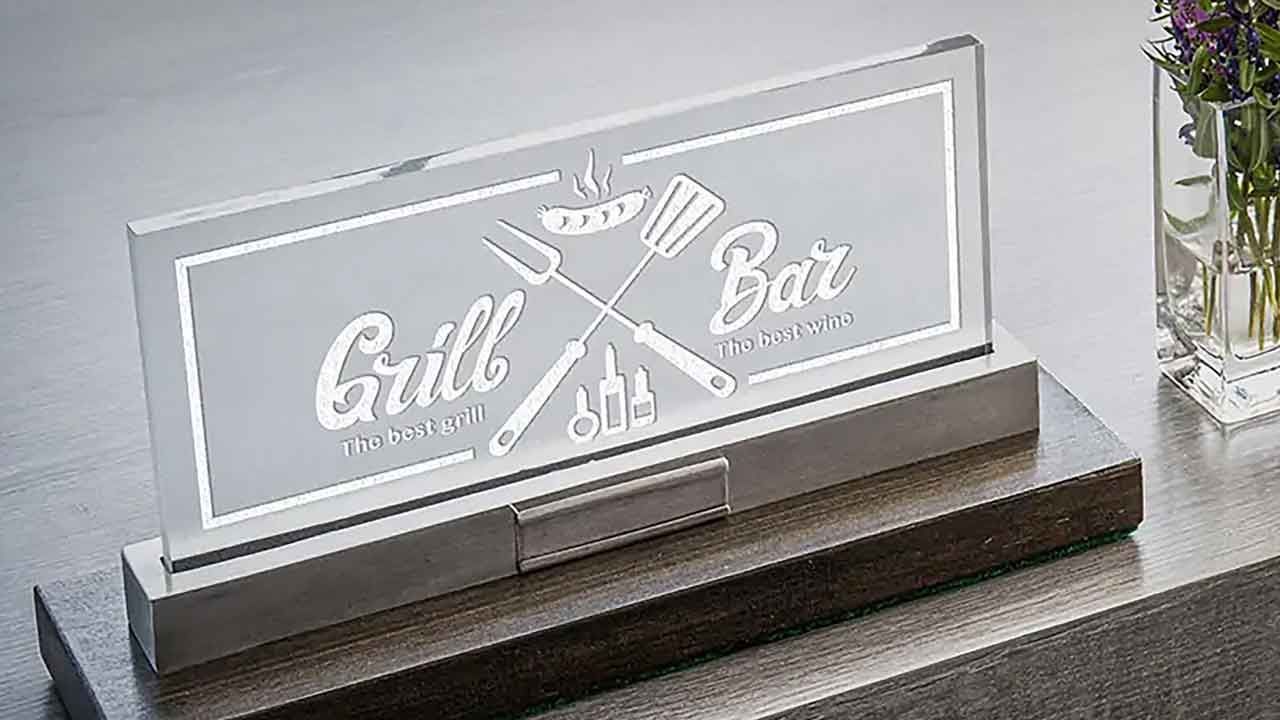 Grill Bar Retail shop advertising Identification decoration engraving Canterbury