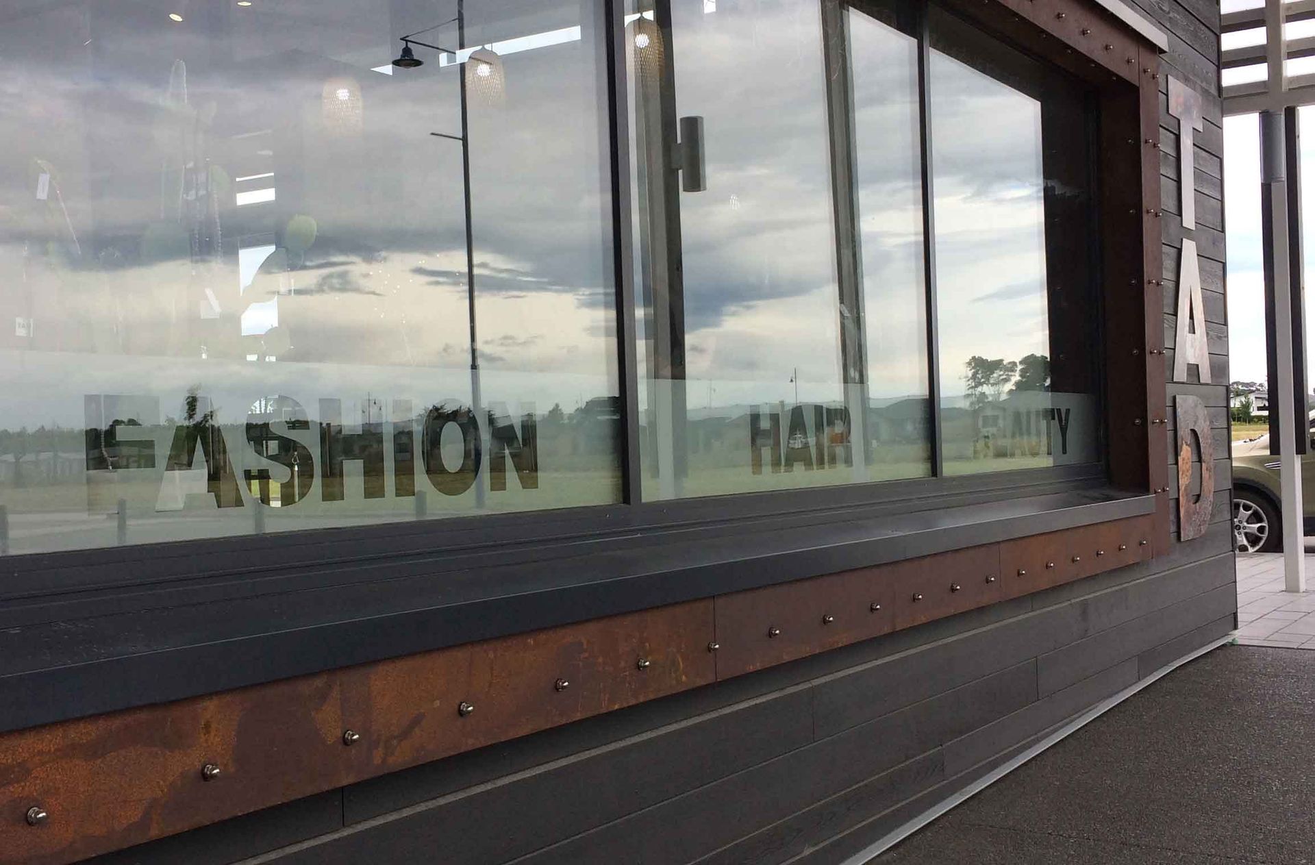 Hair dresser window privacy film North Canterbury