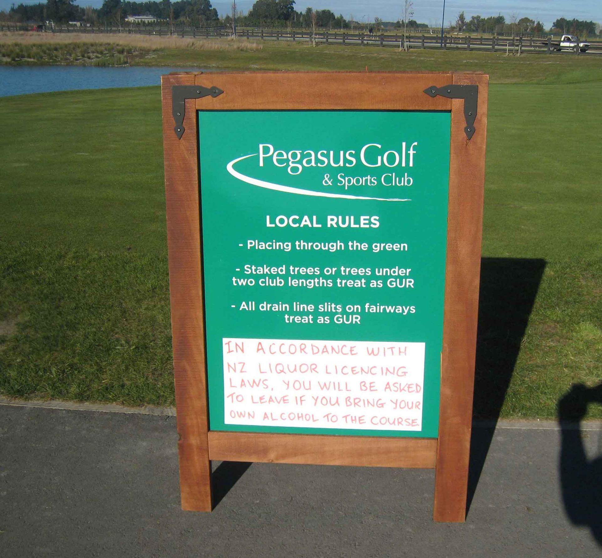 wooden footpath signs Canterbury