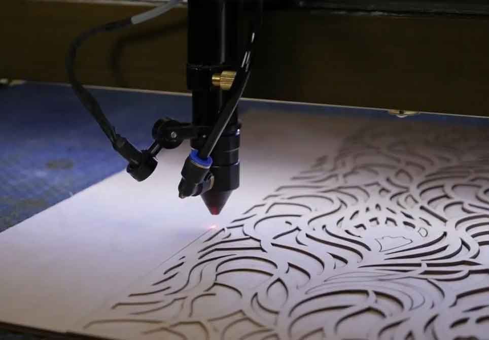 Lazer cutting delicate intricate designs Christchurch