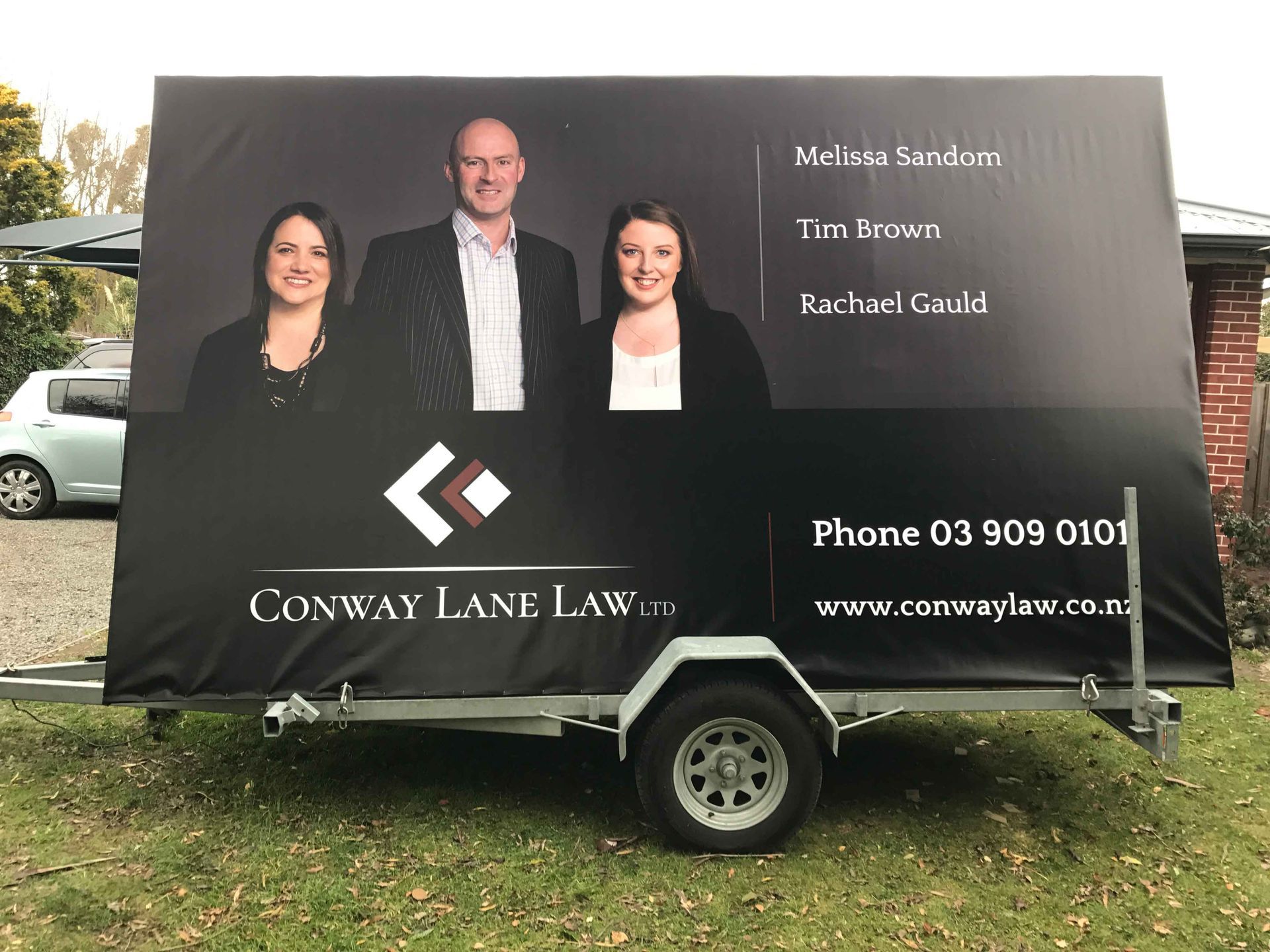 Company Law roadside advertising board Canterbury