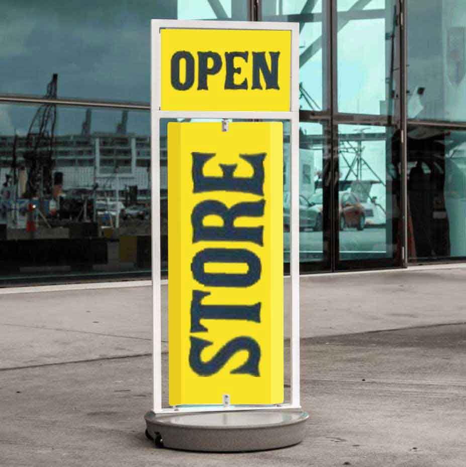 store shop footpath signs North Canterbury