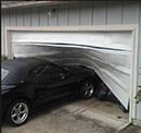 Car Crashed on Garage - Garage Doors in Glendale, AZ